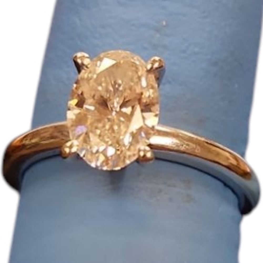 1.54 Lab Grown Diamond 14K  white gold